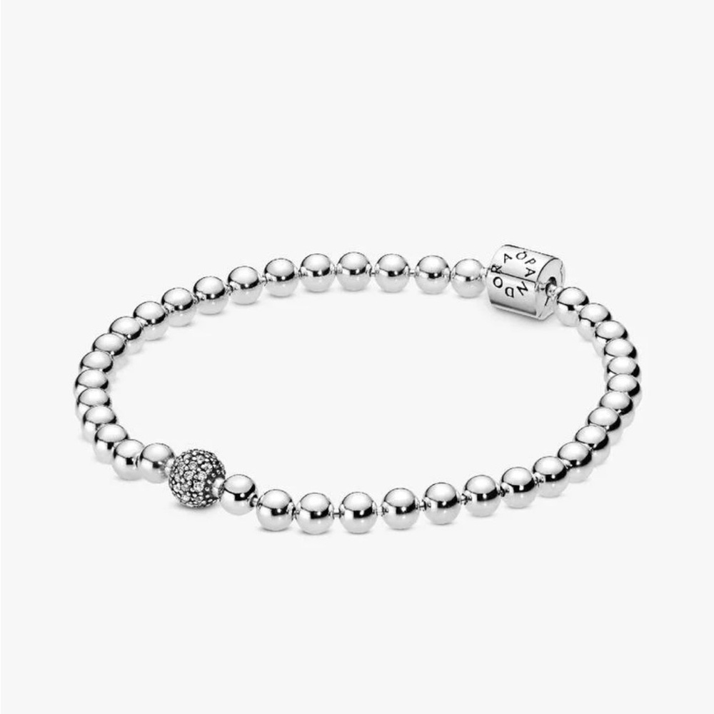 Pandora Beaded Bracelet with Pavé Accent